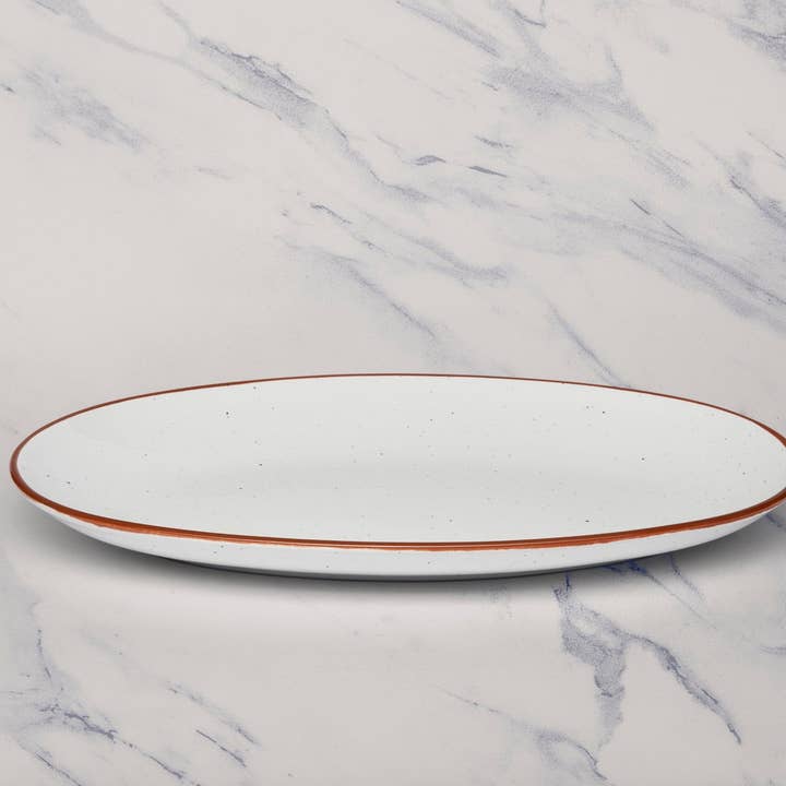 ExpoBazaar - Wholesale Platter - Porcelain Oval Plate | Vital Coupe Oval Platter