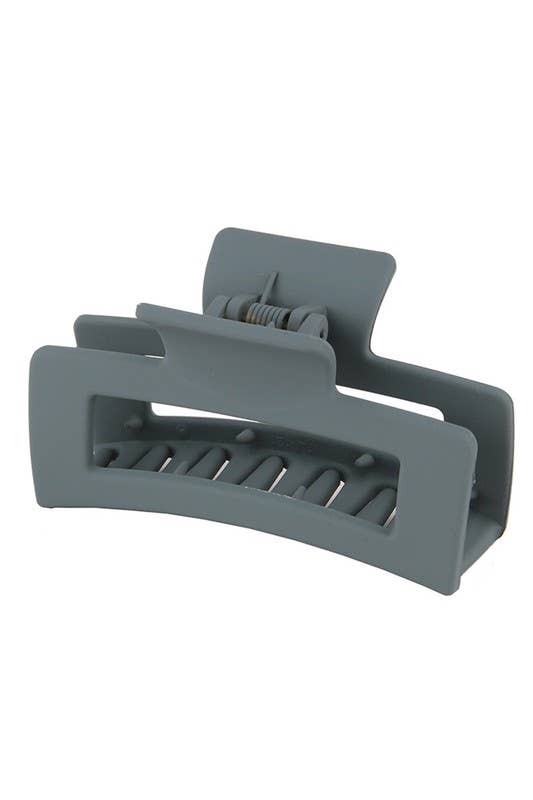 ACCITY - Wholesale Hair Clip - Women's - 3.35" Minimalist Rectangle Hair Claw Clip_CWAHA008816