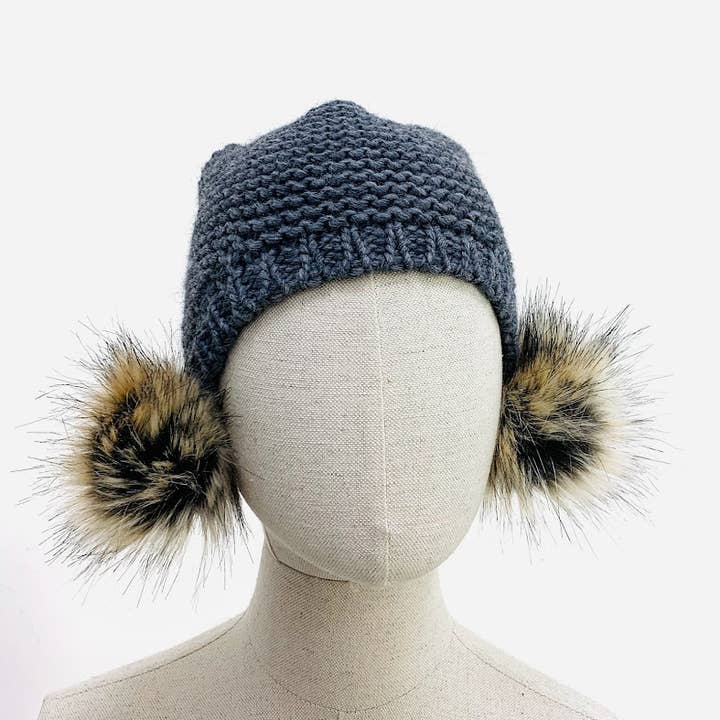 MILANO AMOUR - Wholesale Beanie - Women's - WINTER HAT CAPPELLO CUFFIA DOUBLE PON-PON23