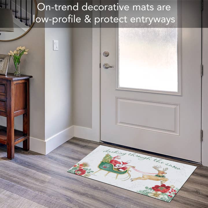 CounterArt/Highland Home/Thirstystone - Vendita all'ingrosso Zerbino - Tappeto per ingresso interno/esterno «Holiday Tradition»4