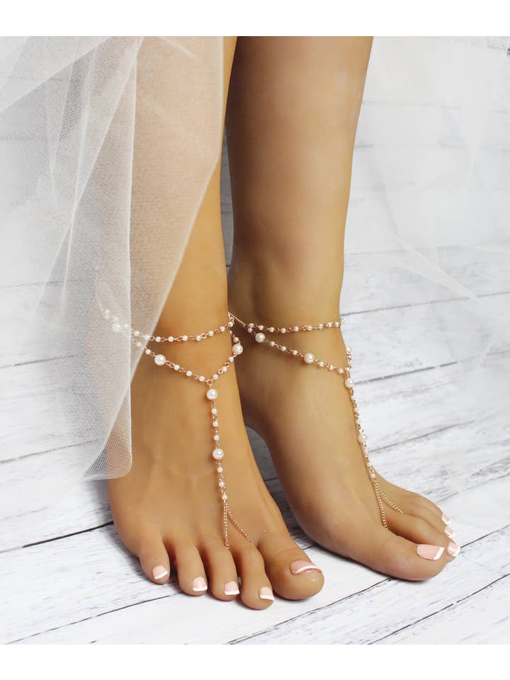 Bare Sandals - Vente Sandales – femme - Sandales pieds nus Sophia Or5