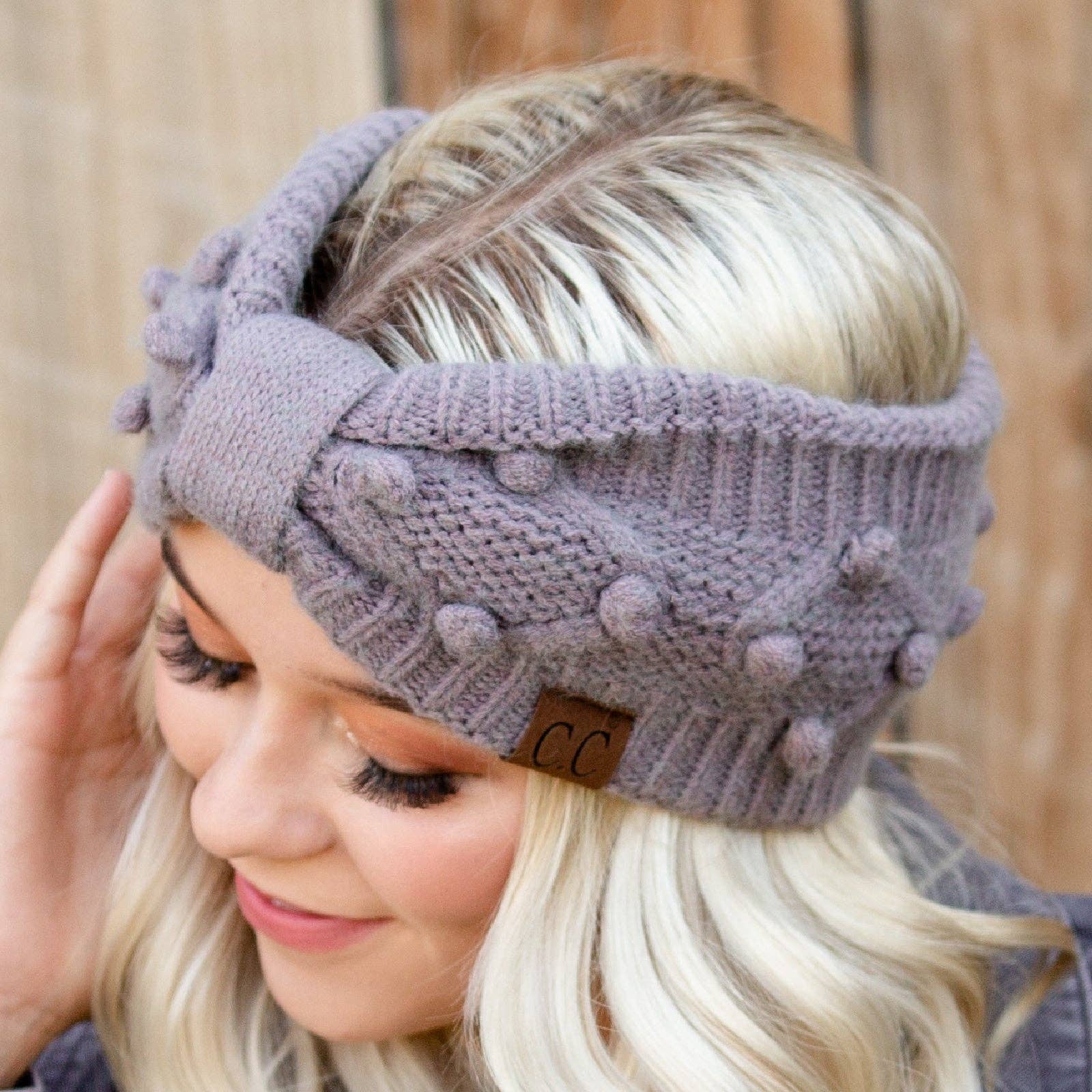 Truly Contagious - Wholesale Fashion Headband - Women's - CC Crafted Pom Detail Head Wrap ( HW-3836 )16
