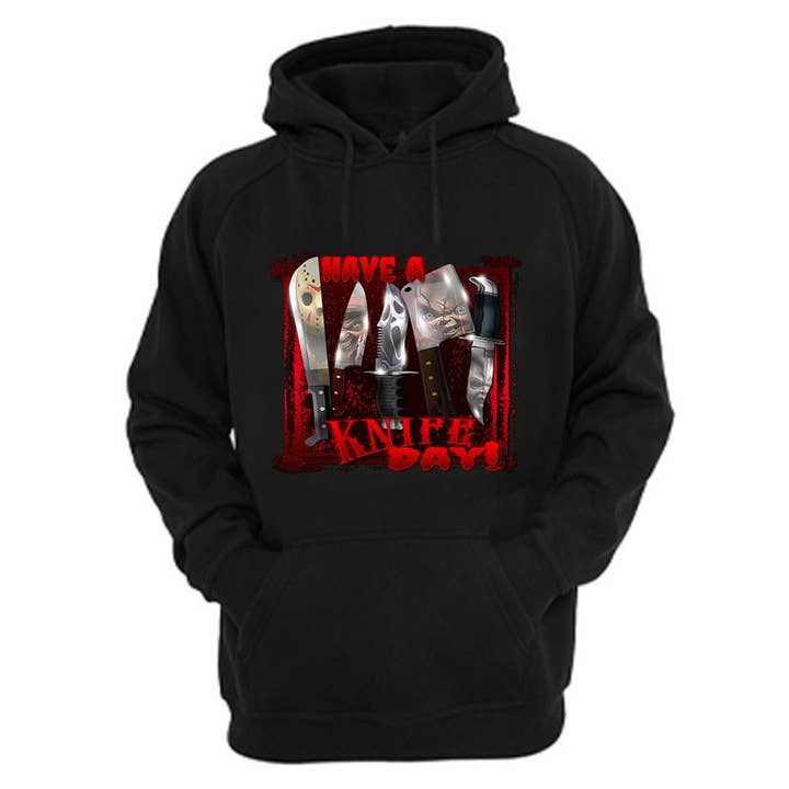 Have a Knife Day - Sweat à capuche d'horreur pour la vente par SquatchSwag