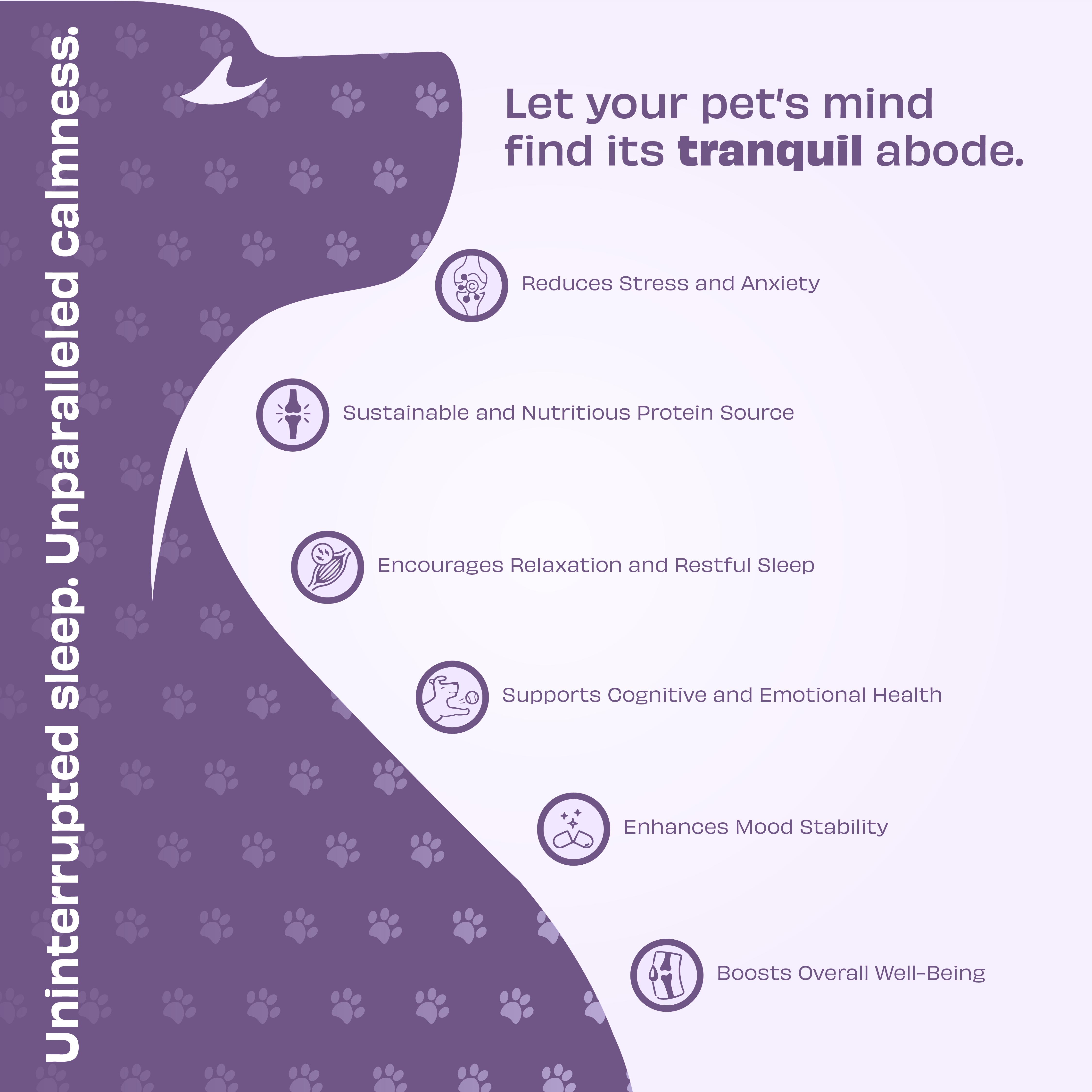 Pawfect Foods – wholesale Pet supplement – Dog – Pawfect Wild Vigor Zen Calm Bites | Calming Supplement for Dogs | All Natural | Grain Free | Enriched with Insect Protein, Chamomile, Valerian Root, Ashwagandha & Choline (70g/2.46oz)3