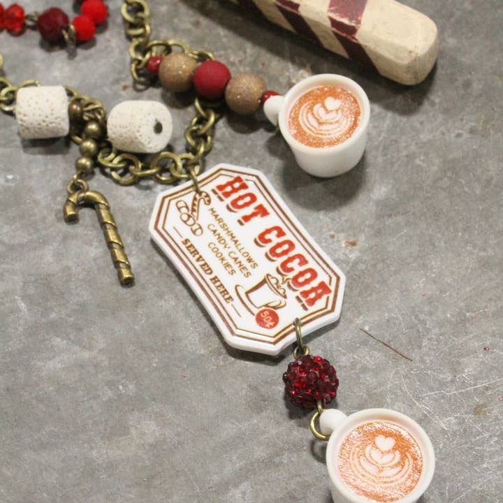 The Primitive Peddler, Inc. - Wholesale Pendant/Charm Necklace - Hot Cocoa Time Of Year Layered Necklace4