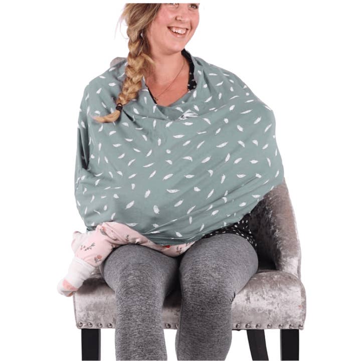 Mama Bamboo Cotton Breastfeeding Cover DS for wholesale by Mama Bamboo