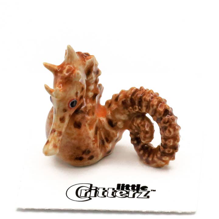 Little Critterz – Engroshandel Pyntefigur – Danser Big Mave Seahorse Porcelæn Miniature