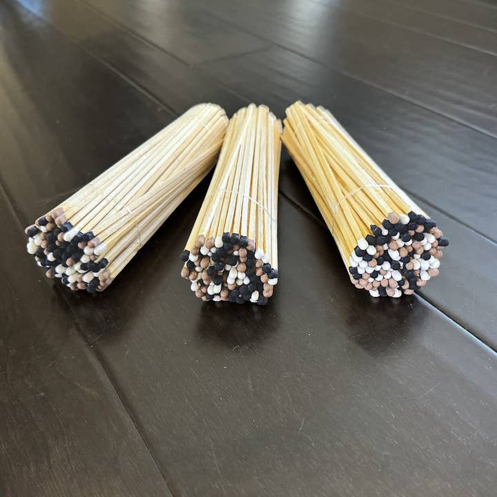 CJ Gift Goddess - Wholesale Matches - 8" Fireplace Matches: 10+ Color Options, Bundles of 100