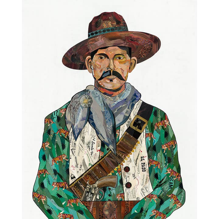 Dolan Geiman – wholesale Konsttryck – Konsttryck | Mexikansk cowboy väggkonst | VAQUERO (TIGERS)