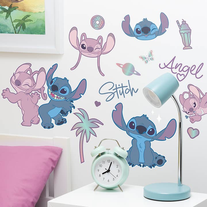 Paladone - Wholesale Wall Decal/Stickers - Stitch and Angel Wall Decals