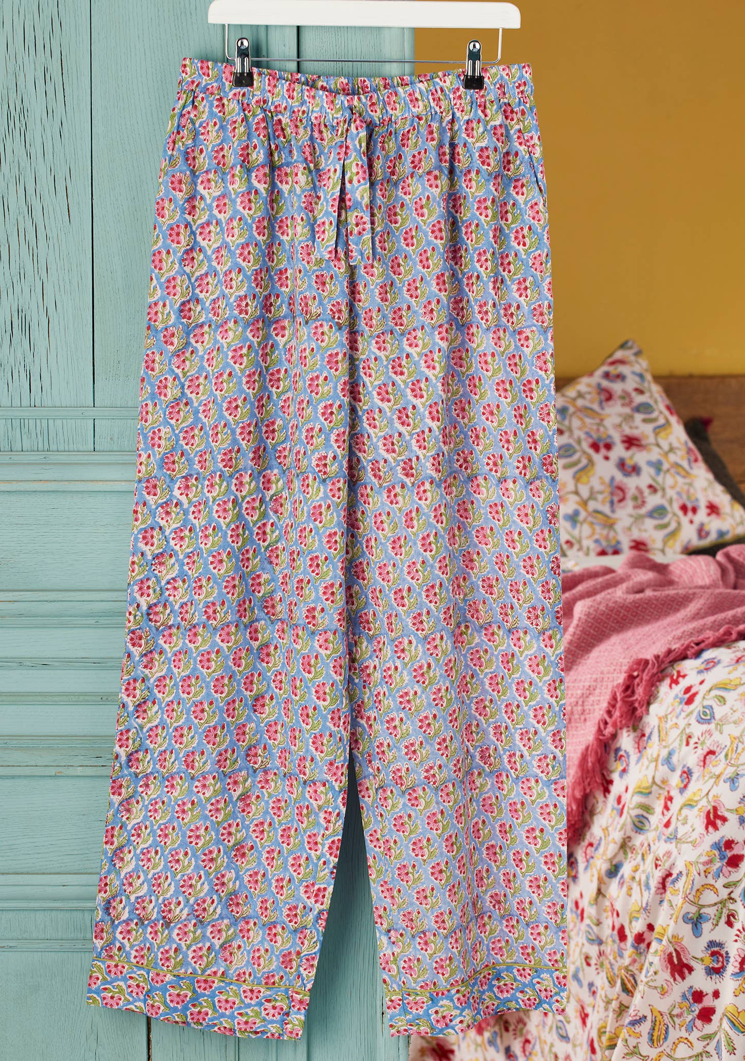 Namaste - Vente Haut et bas de pyjama – femme - Pyjama imprimé block Taruni1