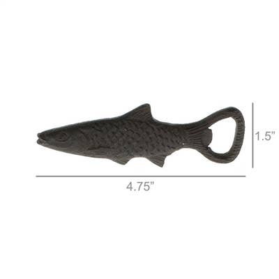 HomArt - Wholesale Bottle/Wine Opener - Slim Fish Bottle Opener - Brown2