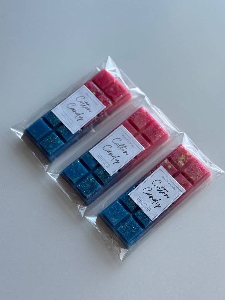 Allure Wax Works - Wholesale Wax Melt - Cotton Candy Snap Bar Wax Melt3