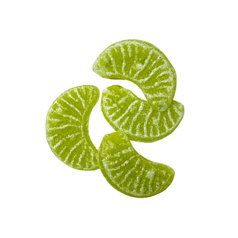 ADG Diffusion - Wholesale Hard Candy - GREEN APPLE QUARTERS CANDY IN BULK - 2Kg0