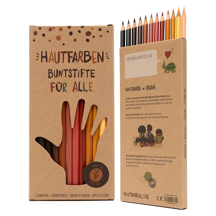 Hautfarben - Vendita all'ingrosso Matite colorate - 12 Hautfarben Buntstifte (edizione tedesca)