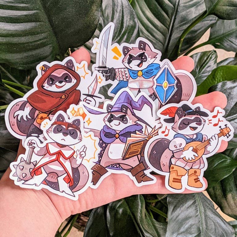 Milky Tomato - Wholesale Sticker - D&D Raccoon Stickers!0