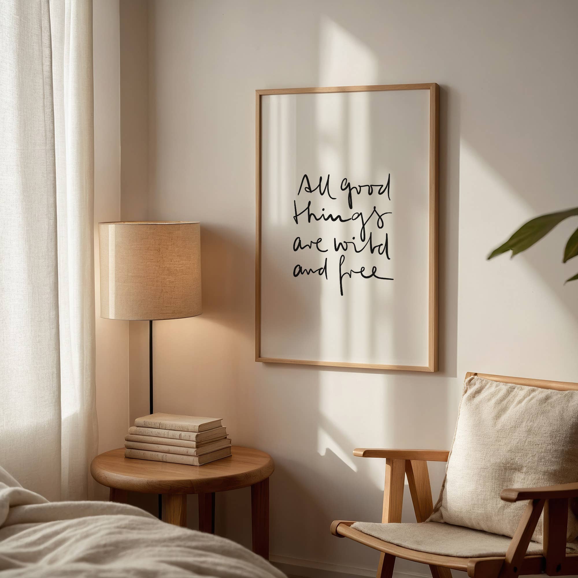 Tales by Jen - Vente Poster - Affiche « All good things are wild and free » sur papier mat 300 g/m²2