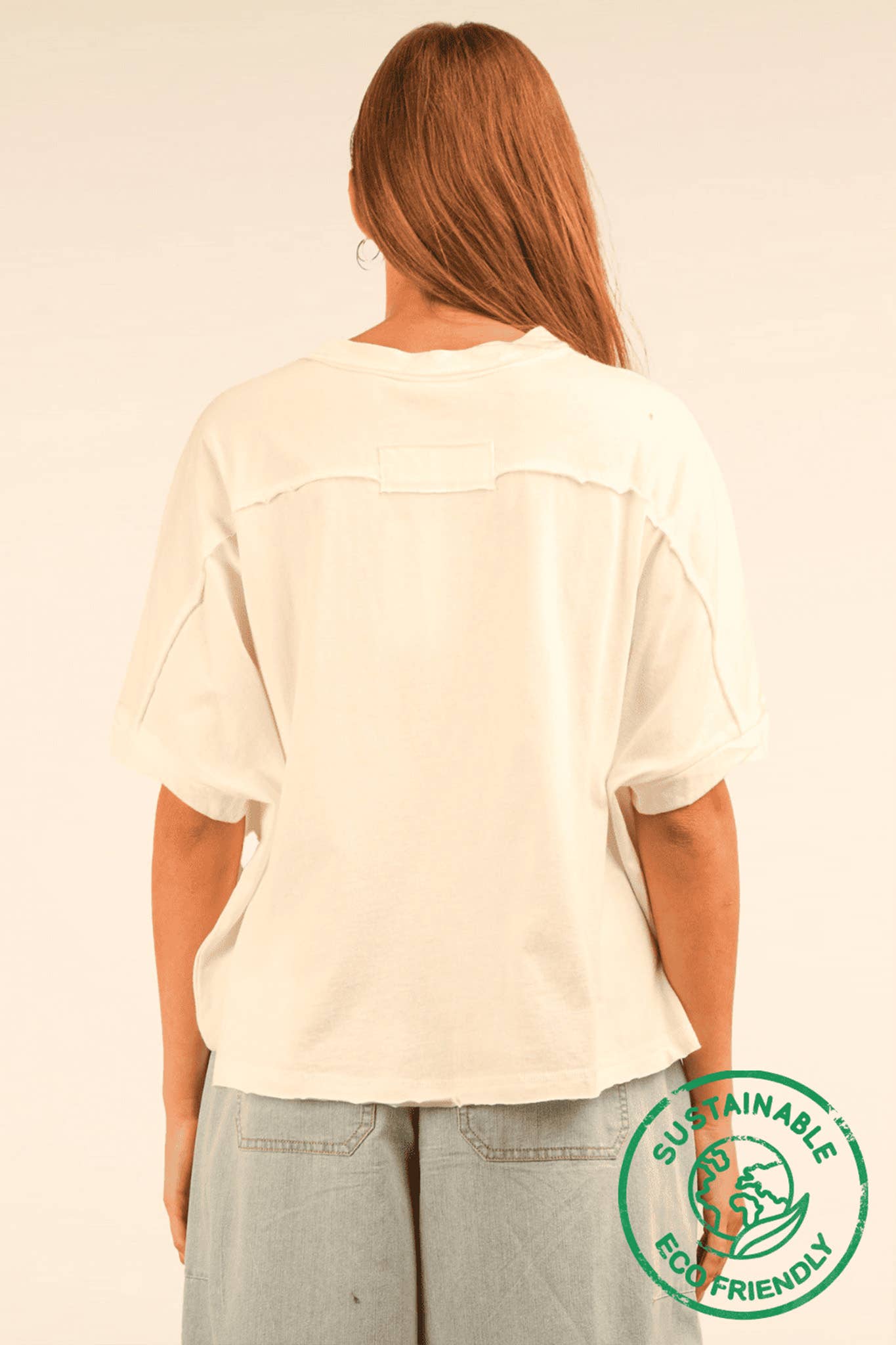 VERY J - Venta al por mayor Jersey corto de punto - Mujer - Top de punto cómodo ecológico crop oversize8