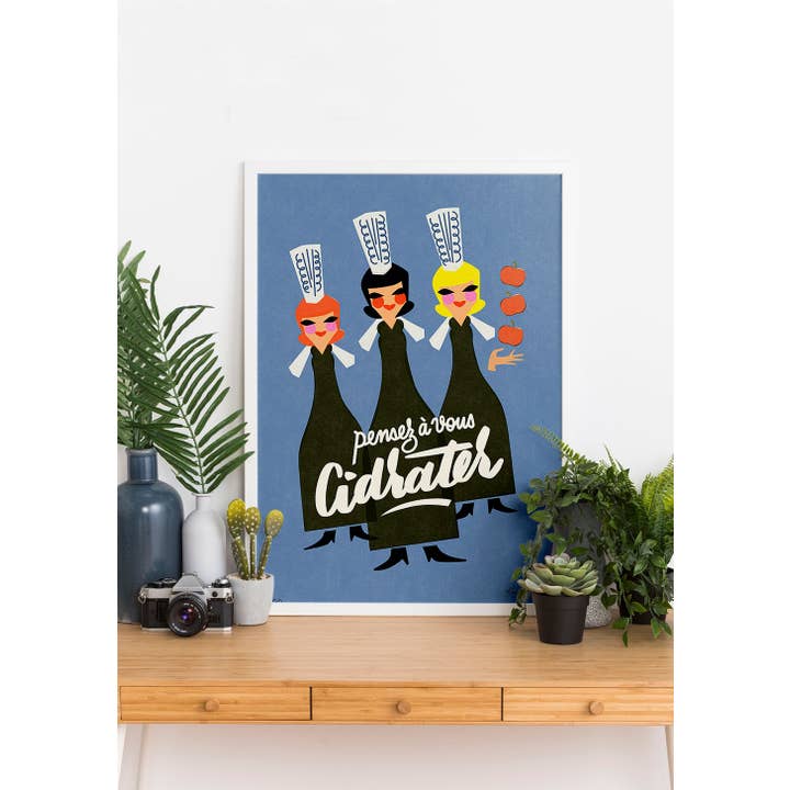 Sergeant Paper - Wholesale Art Print - LULU LA NANTAISE - Cidrater - Food Art Print