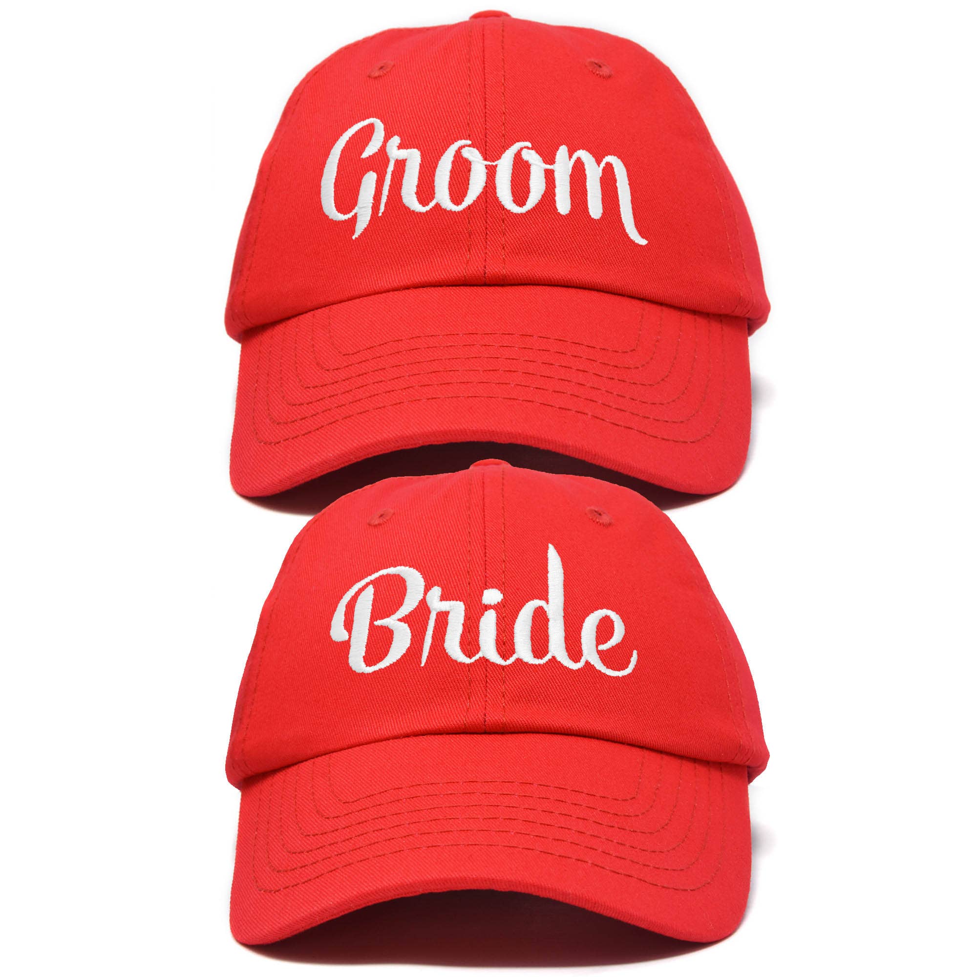 Dalix - Venta al por mayor Gorra de béisbol - Unisex - DALIX Novia Novio Papá Sombreros Gorras De Béisbol Gorras De Boda Recién Casados44