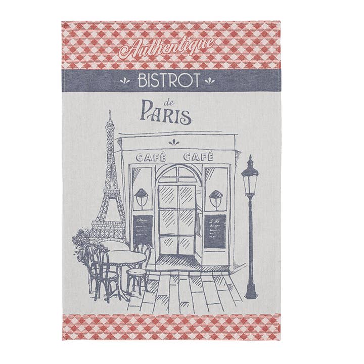 Bistrot Authentique - Jacquard Tea Towel 50x75 in Cotton for wholesale by Coucke
