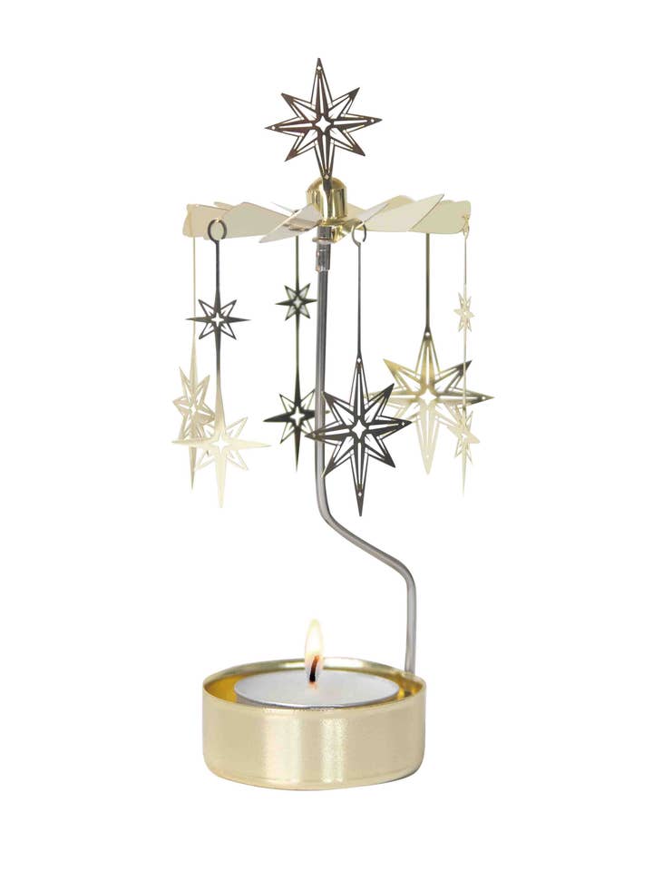 Rotary Candleholder, Northern Star for wholesale by Talla Imports