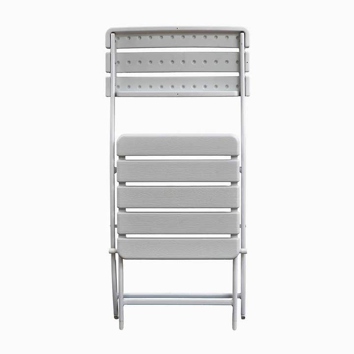 VIVA - Wholesale Folding Chair - Folding Outdoor Chair TORP White 46x57cm