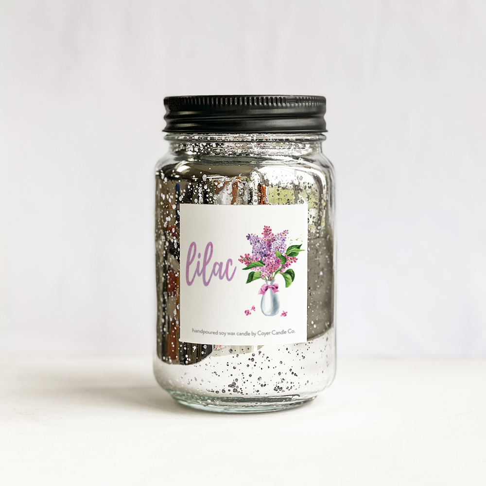 Coyer Candle Co. - Wholesale Jar/Filled Candle - 16 oz. Glimmery Speckled Candles - Signature Collection15
