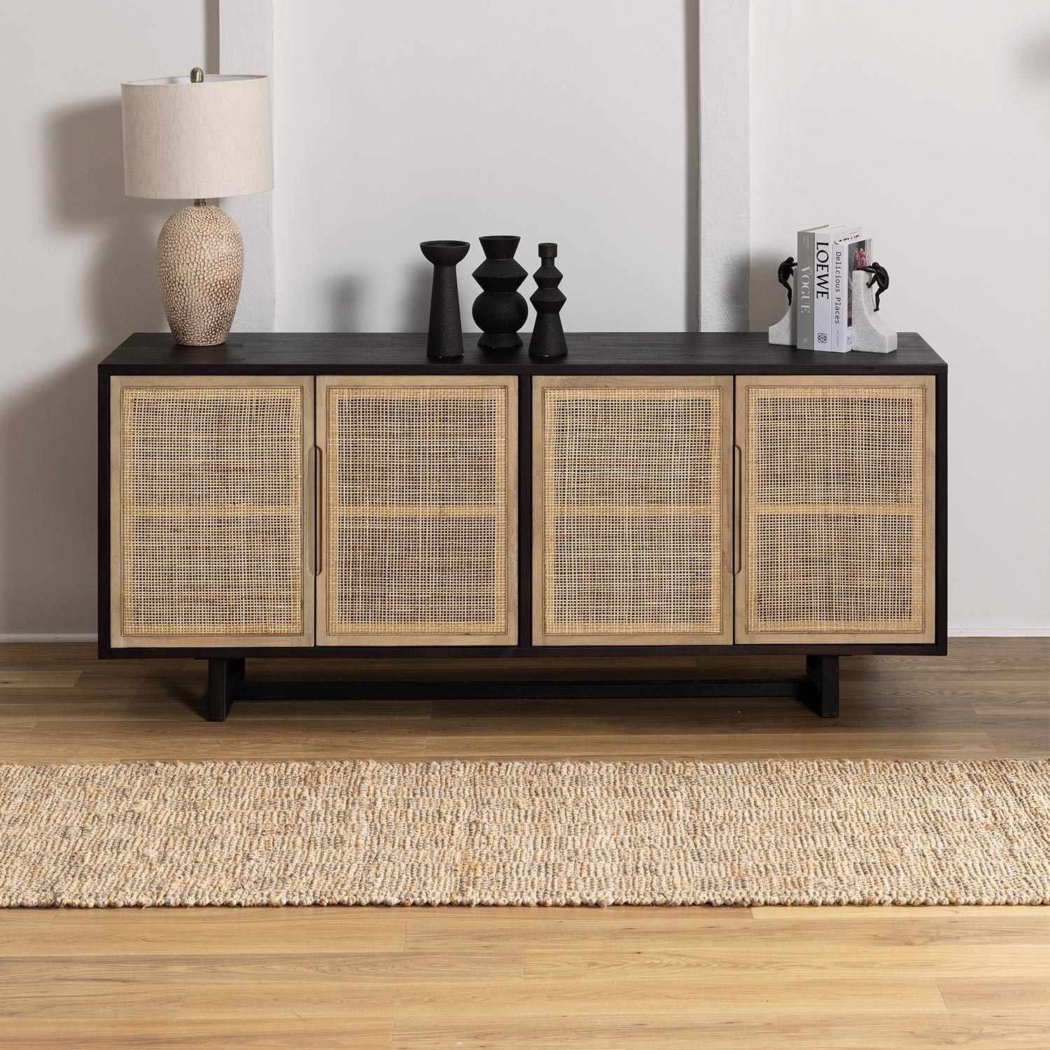 Hauteloom - Wholesale Area Rug - Lonut Checkered Jute Area Rug11