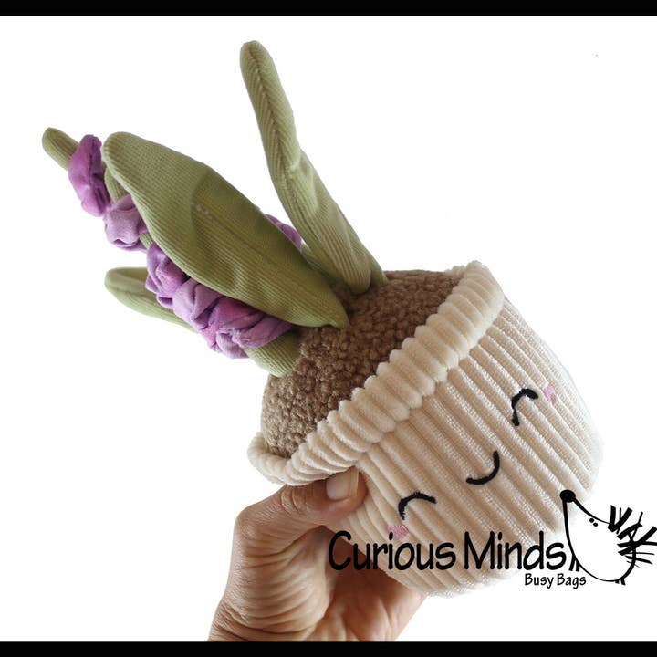 Curious Minds Toys - Wholesale Stuffed/Plush Toy - Kids & Baby - 1 Plush Plant - Potted Succulent Cactus - Cute Artificial