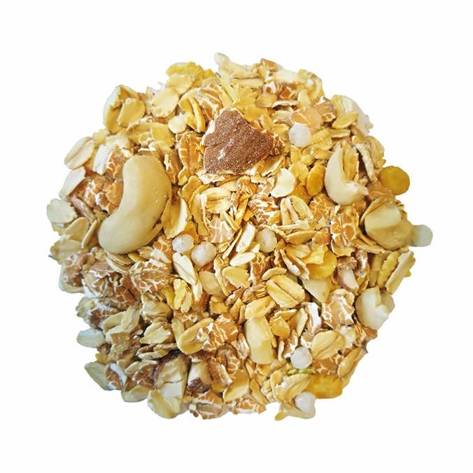 Muesli biologische eiwitcashew-amandelen, bulkzak van 5 kg voor wholesale door GUSTONEO