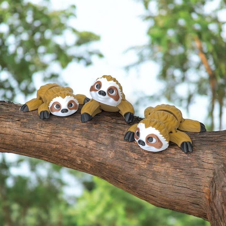Tiny sloth rörlig 3D-figur - 3DPrintZoo för wholesale av Der Krämer Factory