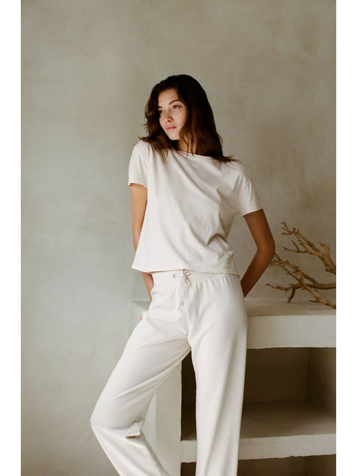 a.ren - Wholesale T-Shirt - Women's - PK1004 | Knit 100% Organic Cotton Garment Dyed Tee9