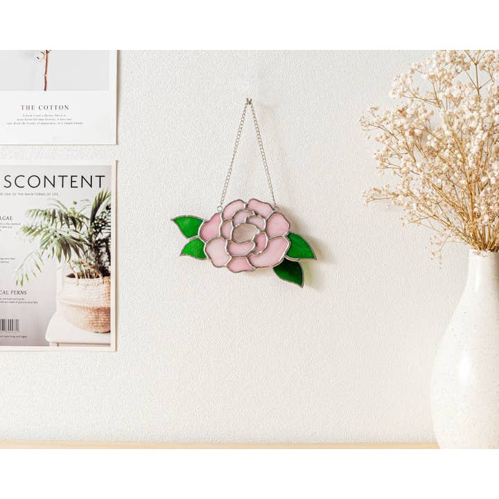 MondoBellissimo - Wholesale Zonnevanger - Gebrandschilderd glas in lood Sunflower Suncatcher F536