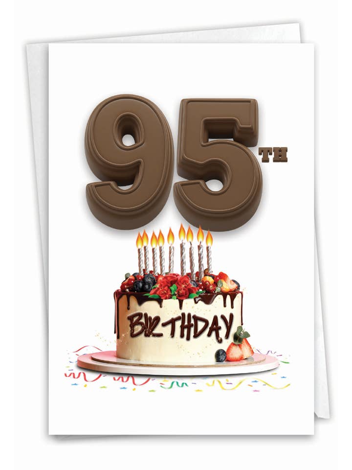 Fødselsdag kort - Big Day 95 for engroshandel hos NobleWorks
