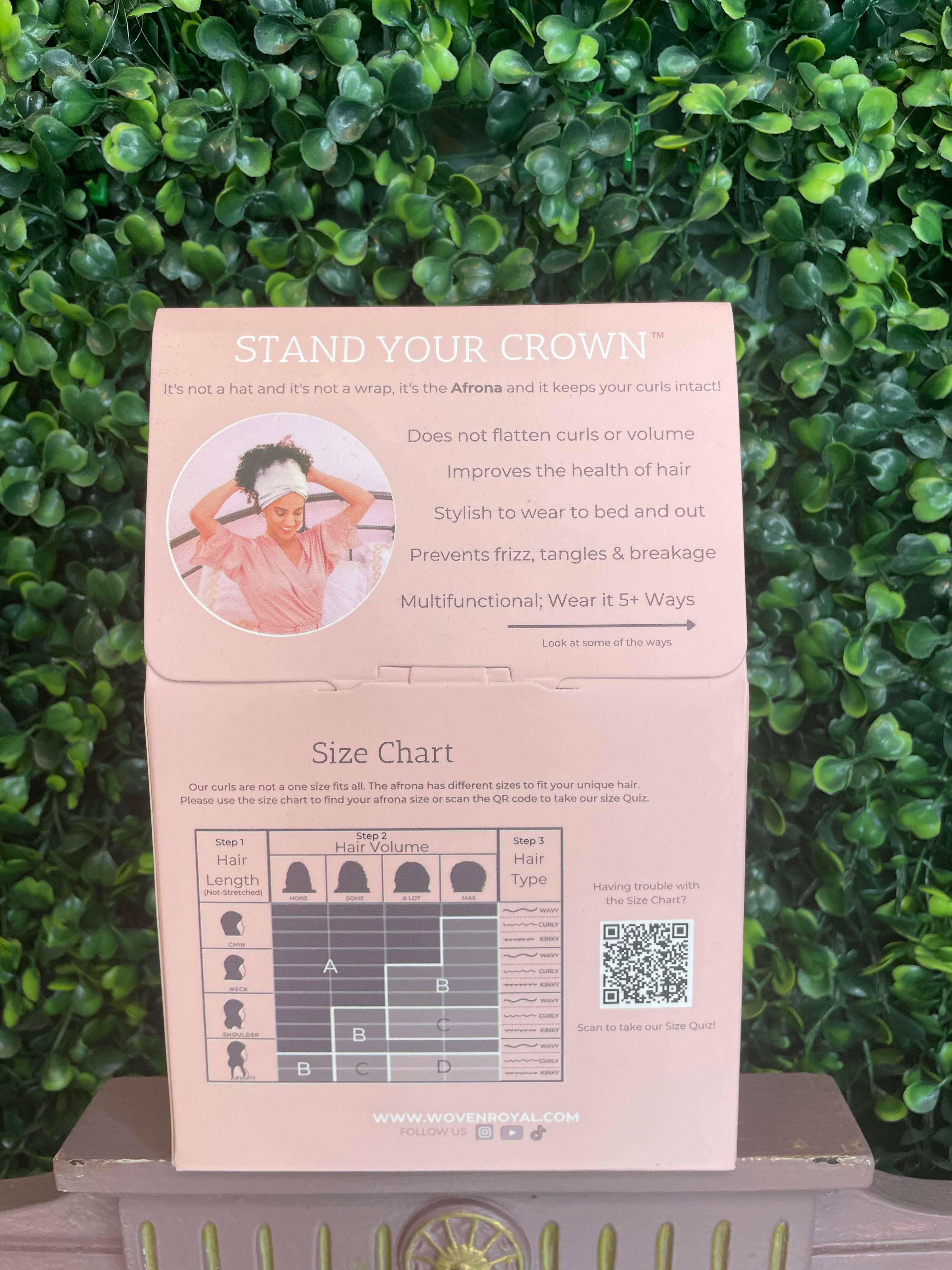 Woven Royal - Wholesale Sleep Cap / Bonnet - Women's - Anacaona Taupe Afrona8