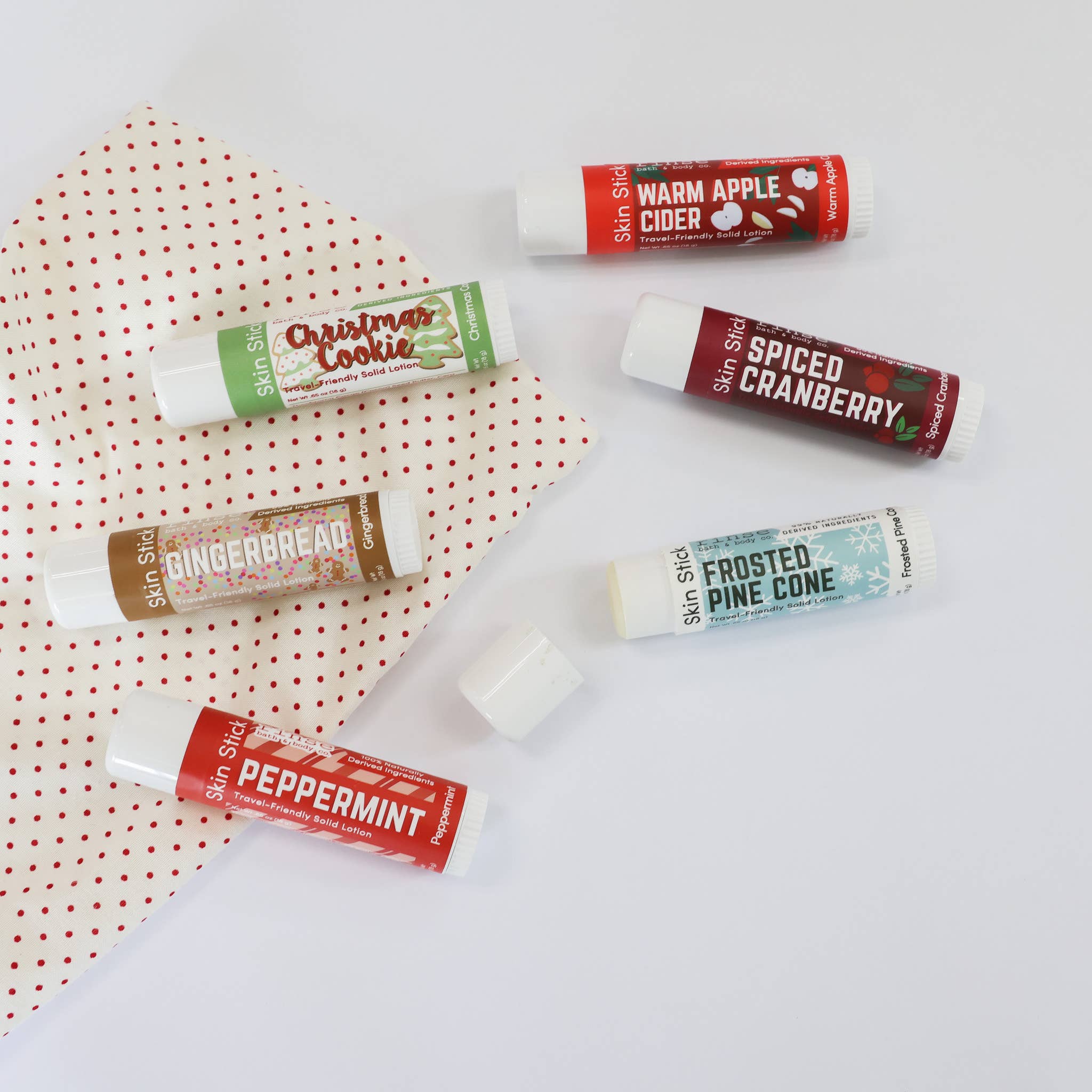 Rinse Bath Body Inc - Wholesale Solid Lotion - Holiday Skin Stick Solid Lotion - Spiced Cranberry | Holiday Gift Favorite | Stocking Stuffer1