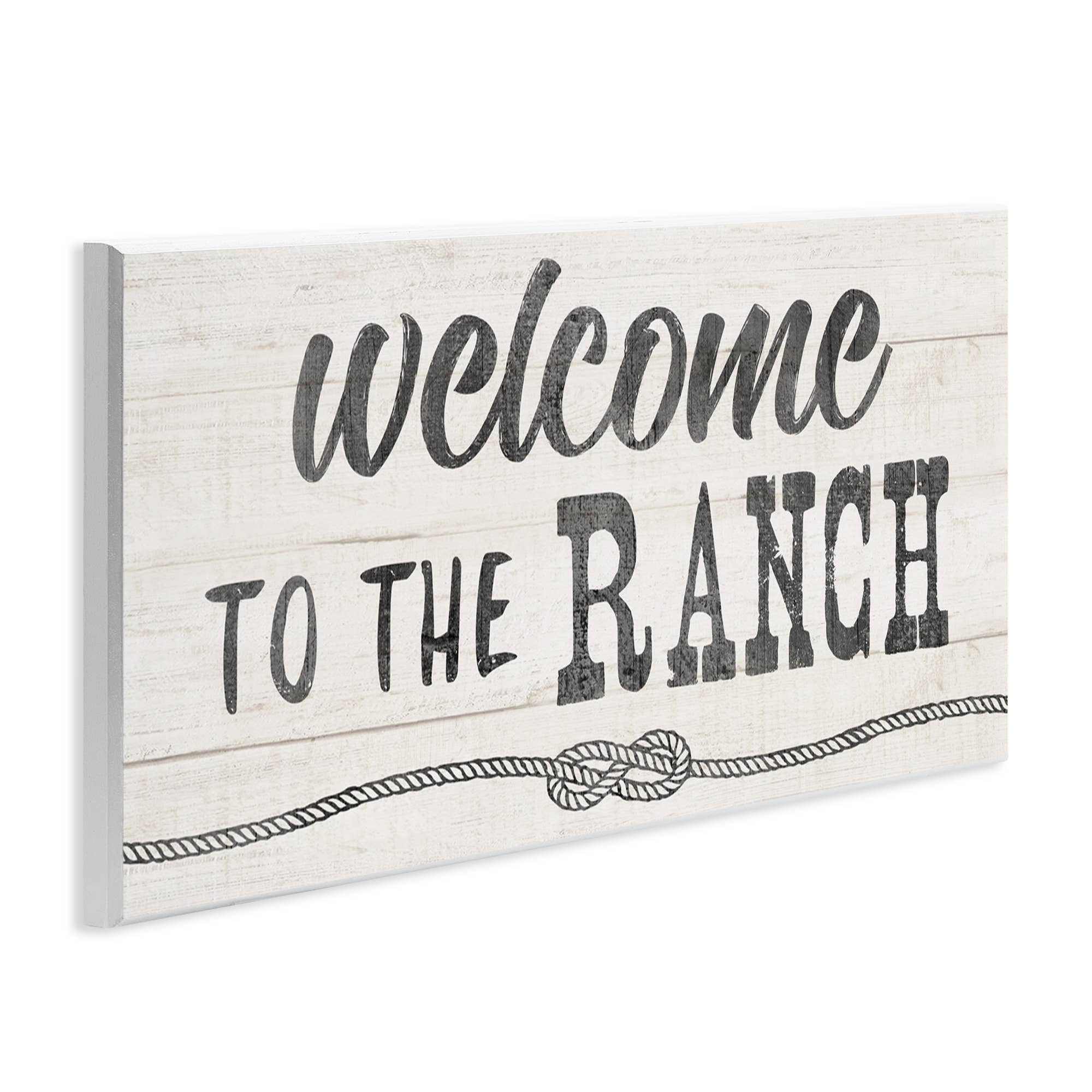 Stupell Industries - Wholesale Wall Sign - Welcome to the Ranch - Unframed Wall Art3