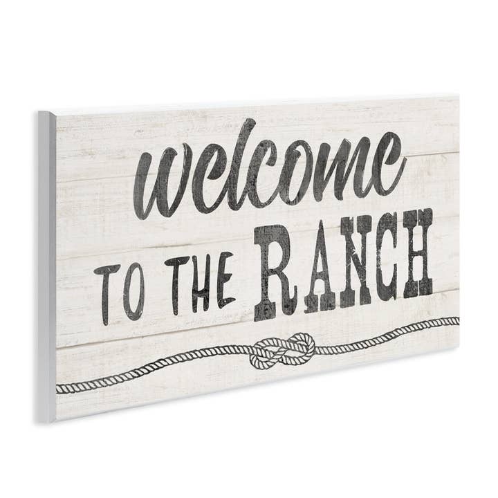 Stupell Industries - Wholesale Wall Sign - Welcome to the Ranch - Unframed Wall Art3