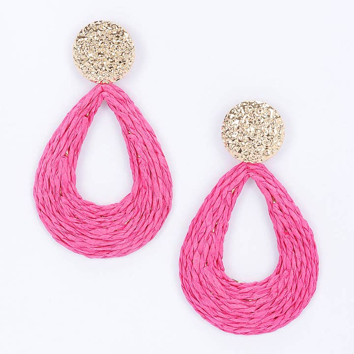 3AM BY H&D ACCESSORIES - Wholesale Dangle Earrings - Metal and Paper Earring