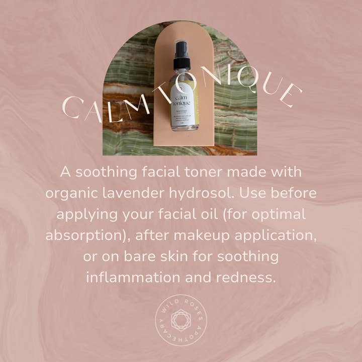 Wild Roses Apothecary - Wholesale Facial Serum/Concentrate - Calm Facial Tonique