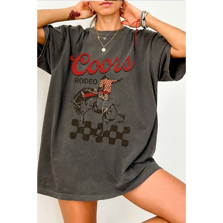 RODEO VINTAGE GRAPHIC OVERSIZED TEE for wholesale by Illustrated Society