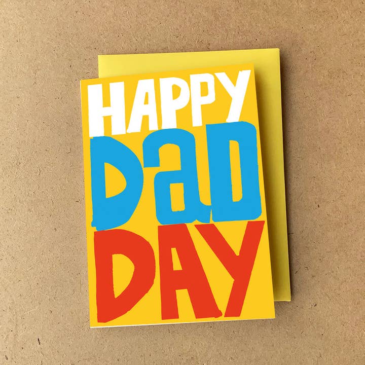'Dad Day' Greeting Card for wholesale by RUDE