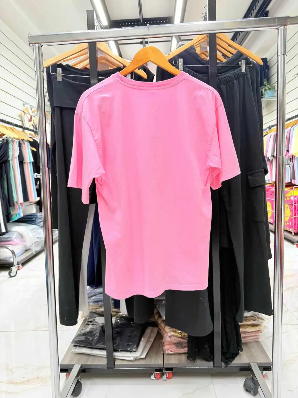 Chilli Girl Collection – wholesale T-shirt – women's – Round neck cotton t-shirt with toast print 6