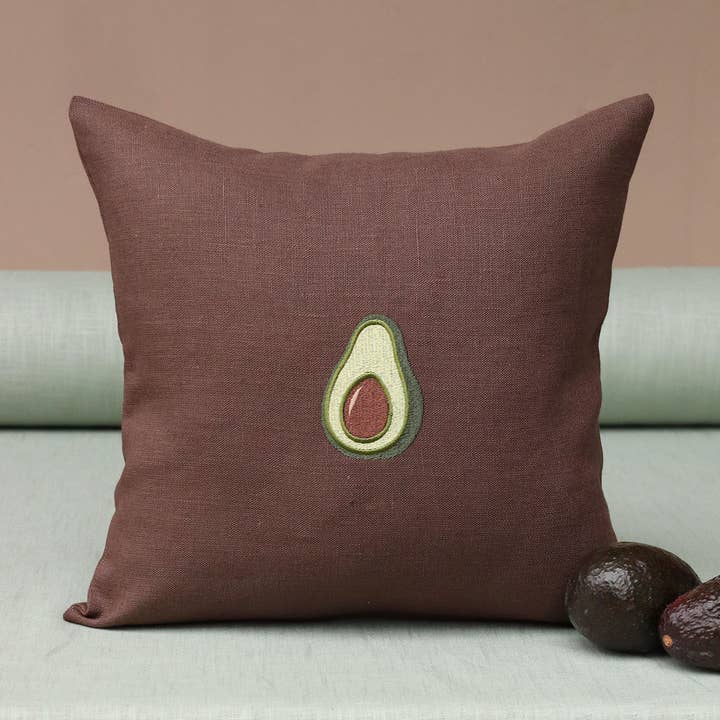 Coussin en pur lin FRUTTA pour la vente par Giardino Segreto