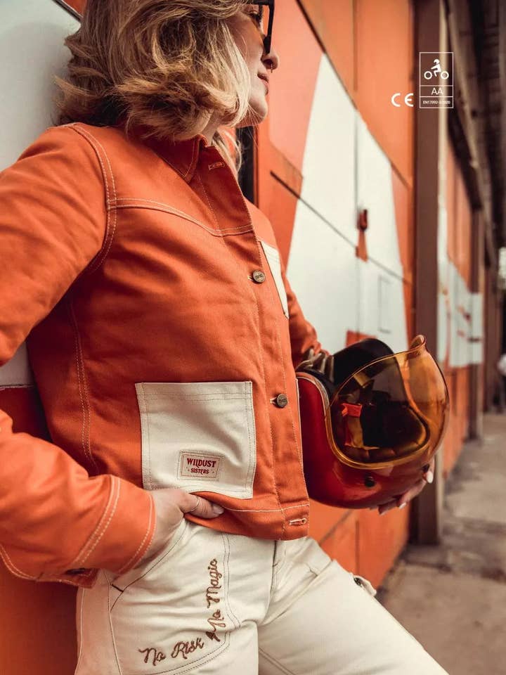 PIONEER MOTORCYCLE JACKET - KOI for wholesale by WILDUST