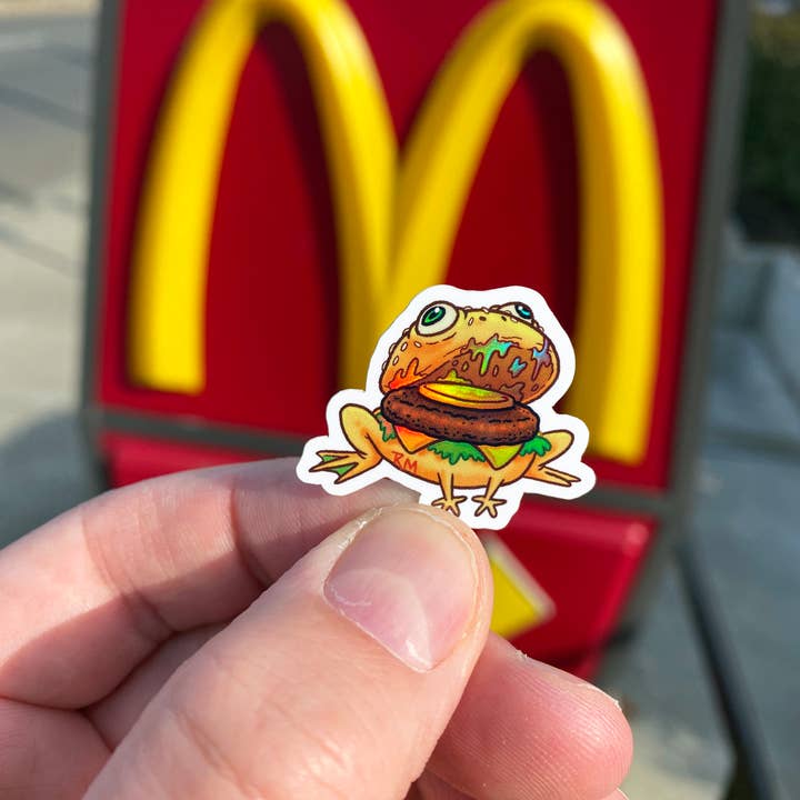 Ryan McCulloch Art - Wholesale Sticker - TINY SPECIALTY STICKERS: Choose Your Food-Animals!1