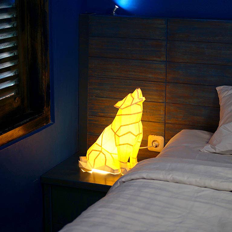 PAPERCRAFT WORLD – Großhandel Bastelset – Wolf 3D PaperCraft Origami Modell, Papierlampe29