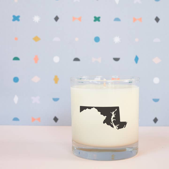 Scripted Fragrance - Wholesale Jar/Filled Candle - Maryland State Soy Candle3