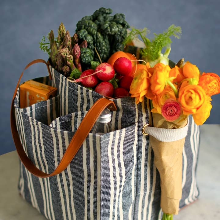 CapaBunga® - Wholesale Grocery/Shopping Bag - Heavy Canvas Tote Bag | Reusable Multi-Pocket Market Tote